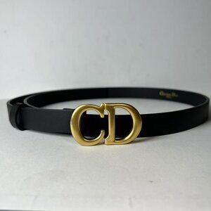 Dior Classic Black Belt Size 85